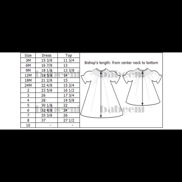 Smocked Bishop Dress- Prince and Princess - Picture 6 of 6